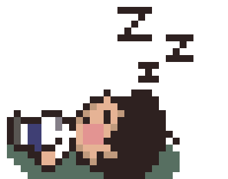 Andy sleeping sprite